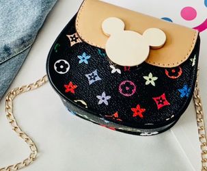 Mini Crossbody Bag with Mickey Clasp