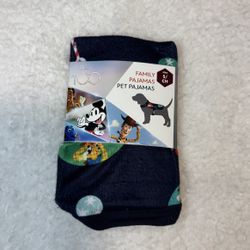 Disney Pet Dog Blue Christmas Pajama Style Cape 