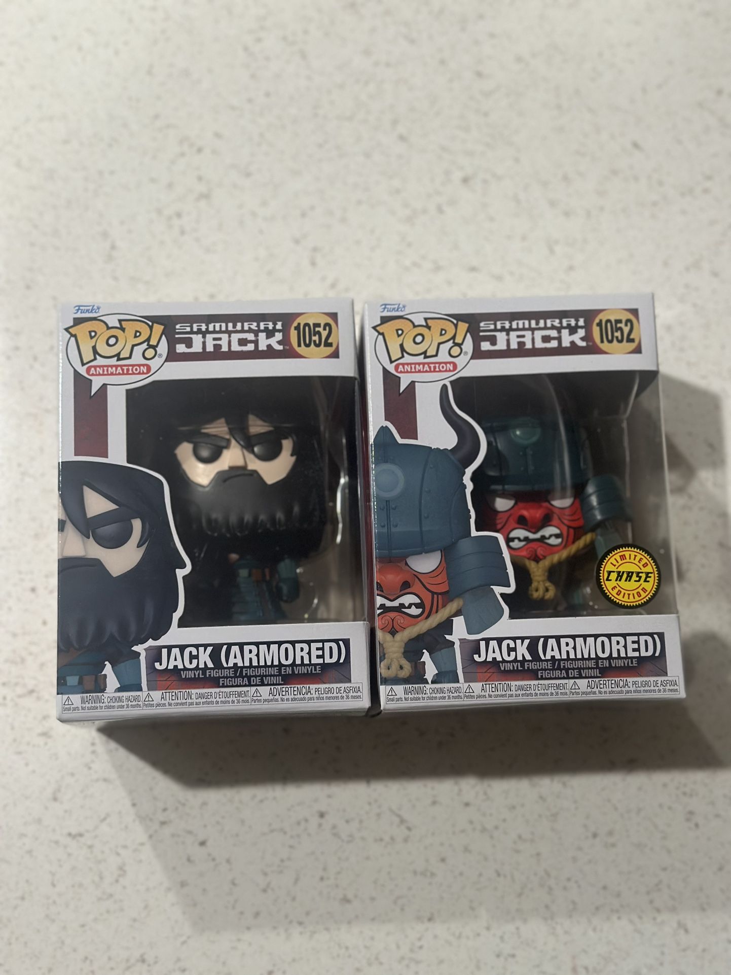 Funko Pop! Jack (Armored) Cartoon Network Samurai Jack Chase #1052 