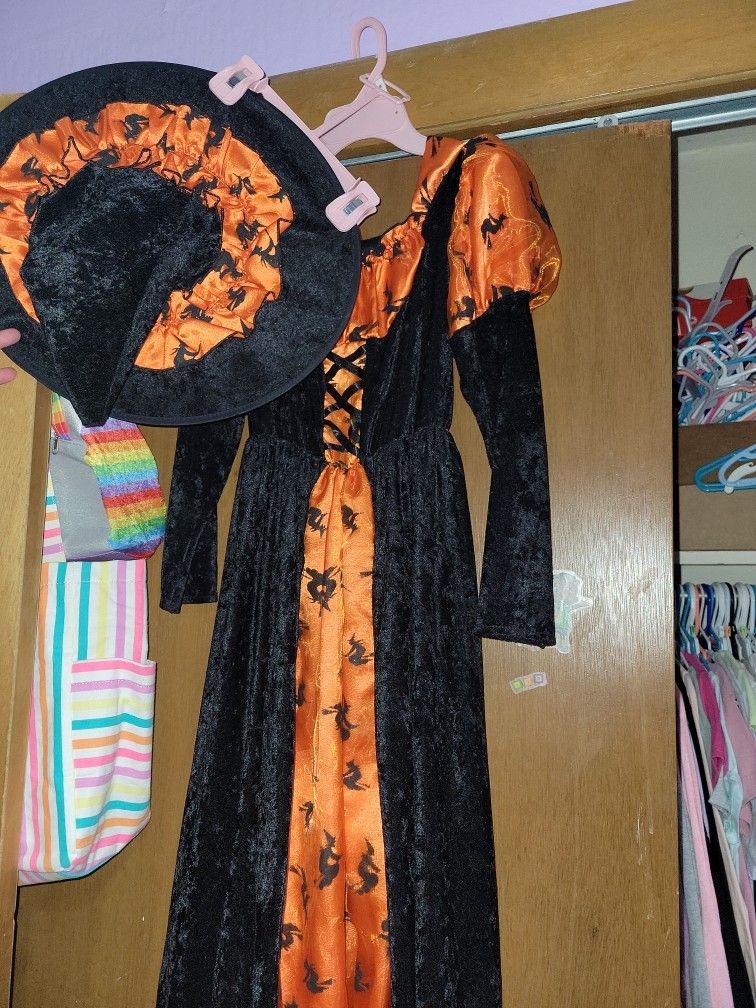 Halloween Witches Costume Girls Size 7/8