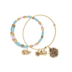 Alex & Ani “Deep sea” bracelet set