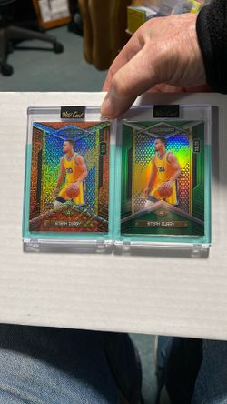Two Stephen Curry Wild Cards, Mint Condition Perfect Holiday Gift For The Curry Fan