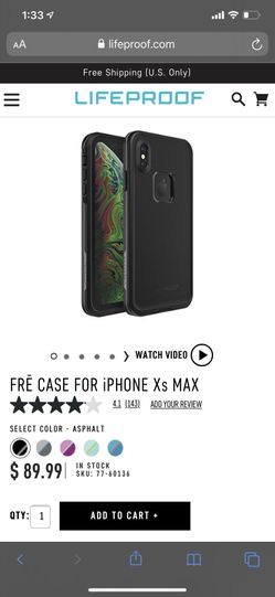 iPhone XS Max LifeProof Fre Case