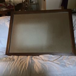 Antique Wood Mirror  41x31.5