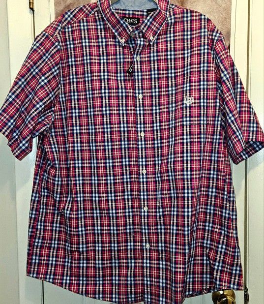 Chaps short sleeve men's 3X NWT