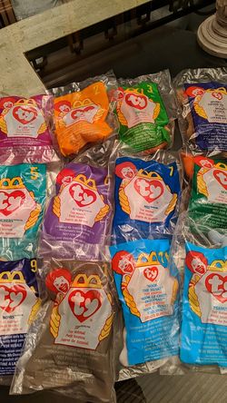 Complete set 1998 McDonald's Teenie Beanies