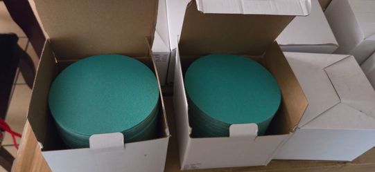 6" Da sand paper velcro