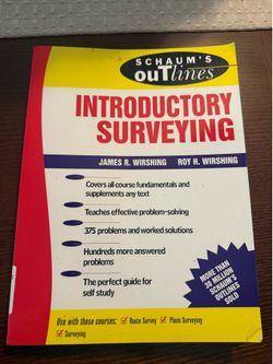 Introductory Surveying by James R. Wirshing and Roy H. Wirshing.