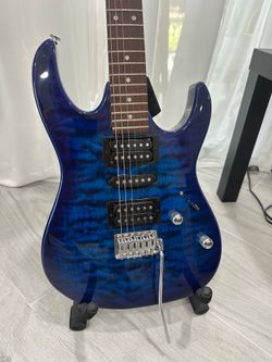 Ibanez GIO Series GRX70QA - Transparent Blue Burst