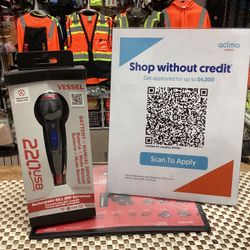 Vessel Rechargeable Ball Grip Screwdriver 