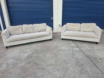 Couch and loveseat