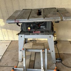 Craftsman 10 Inch Table Saw With Stand