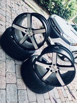 4 RUFF Rims + 2 Used Tires - BMW X6
