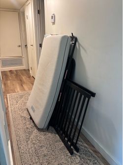 Crib and memory foam mattress