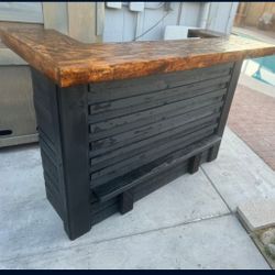 Large Rustic Bar