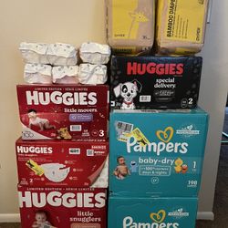 Diapers Size 1-3 