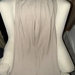 H&M Viscose Beige Wide Pants Size M