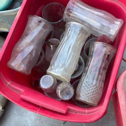 Clear Vases 