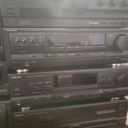 Technics Stereo Components - Amp - CD Changer - AV Control