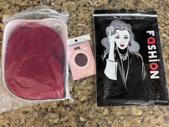 20” Long Straight Red Sally Wig for Women, Long Straight Center Part - Cosplay Halloween Costume Party