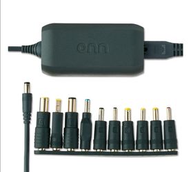 65W Laptop Charger with 10 Interchangeable Tips, 10ft Power Cord, for HP, Dell, Lenovo