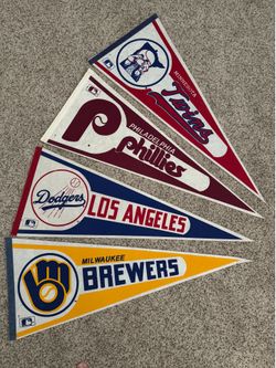 (17) Baseball Pennants