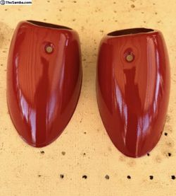 vw early 55-61 beetle rear tail light housings