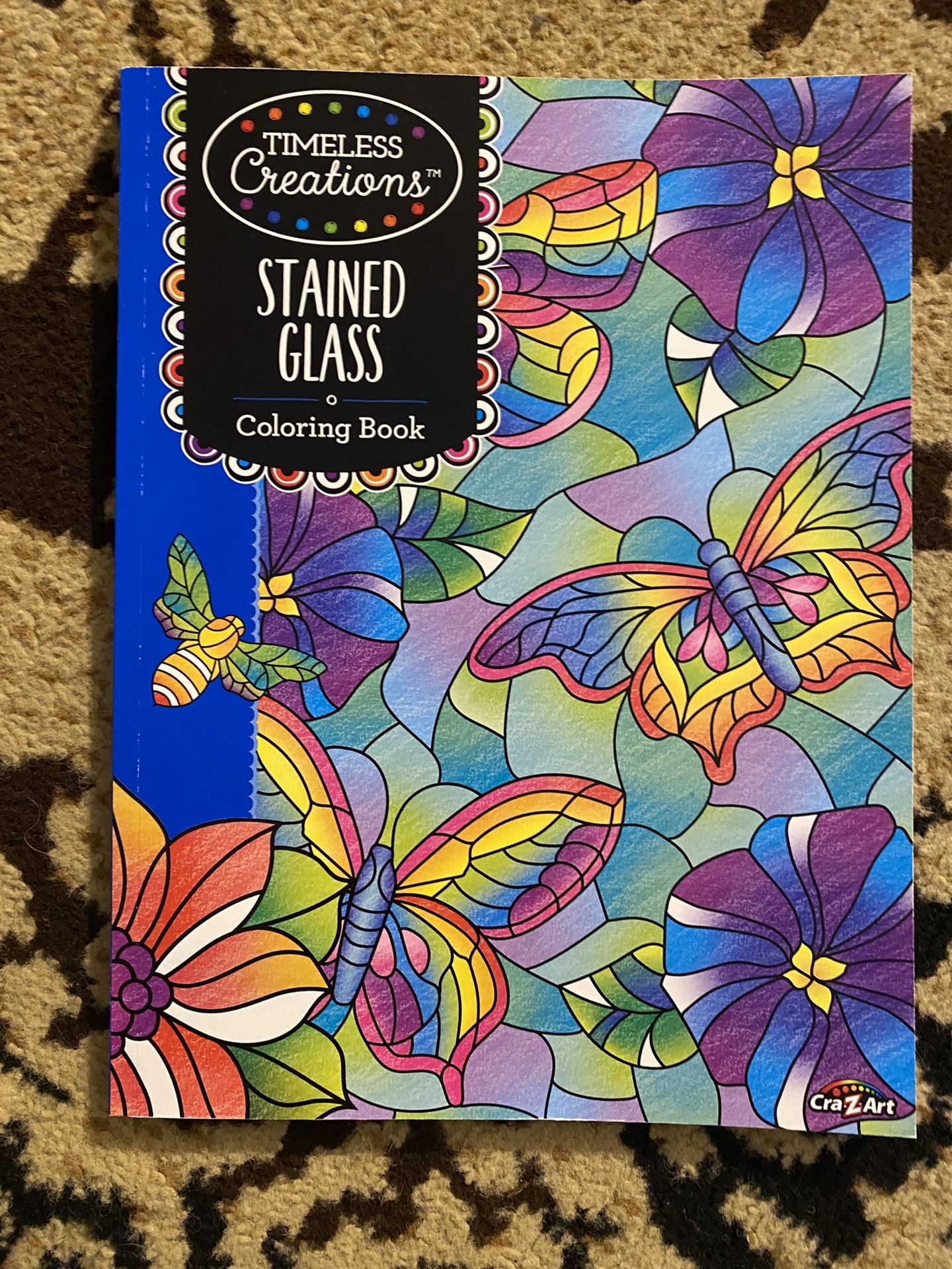 Timeless Creations : Stained Glass : Coloring Book : (I have 10 Brand new)