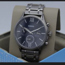 Men’s Grey Fossil Watch New No Box 