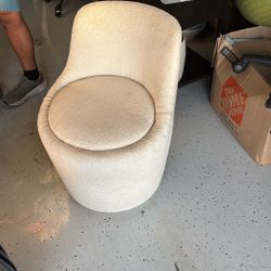 White Corner Chair 