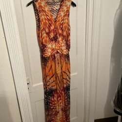 BEAUTIFUL MULTICOLOR SUNDRESS SIZE XL-USED, BUT GOOD CONDITION 