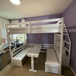 Wooden Full Loft Bed