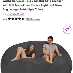 8 Foot Bean Bag     $300
