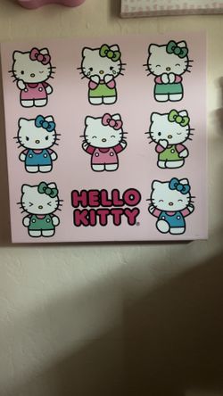 Hello kitty wall decor