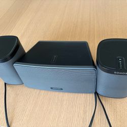 Set of 3 Sonos Play Speakers