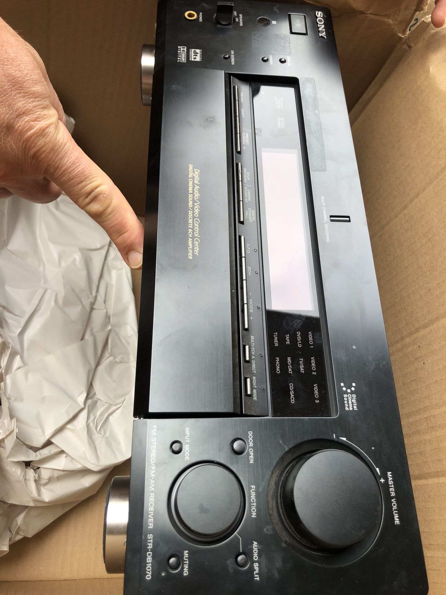 Sony STR DA3ES 6.1 Channel 600 Watt Receiver