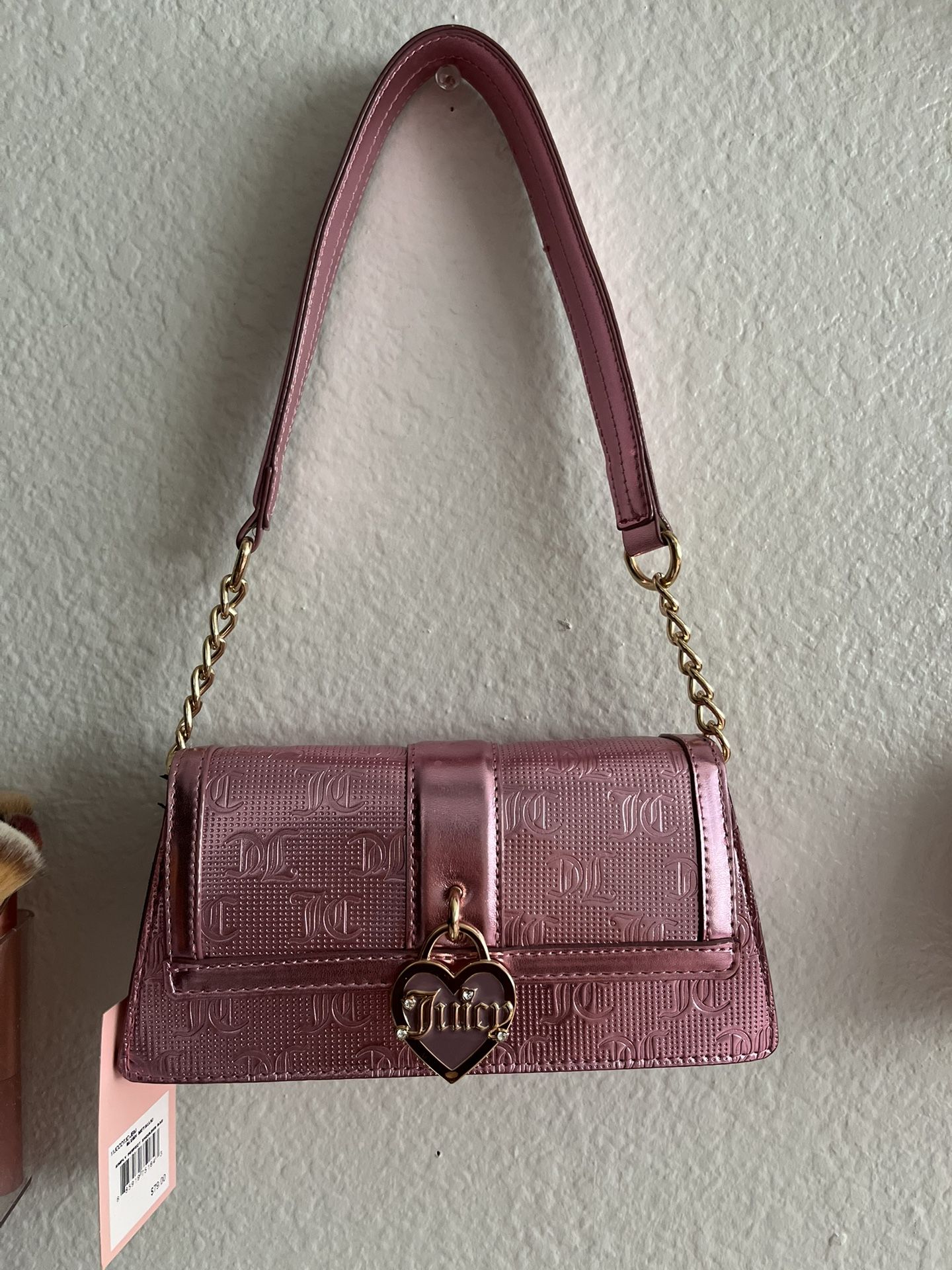 Metallic Juicy Couture Shoulder Bag