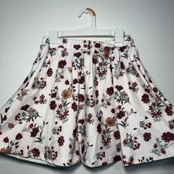 White Flower Girls Skirt -  4 XL