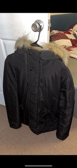 Calvin Klein Mens Heavy Duty Fur Hood Jacket (STEAL PRICE!)