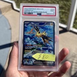 Pokemon Zapdos Ex PSA 9