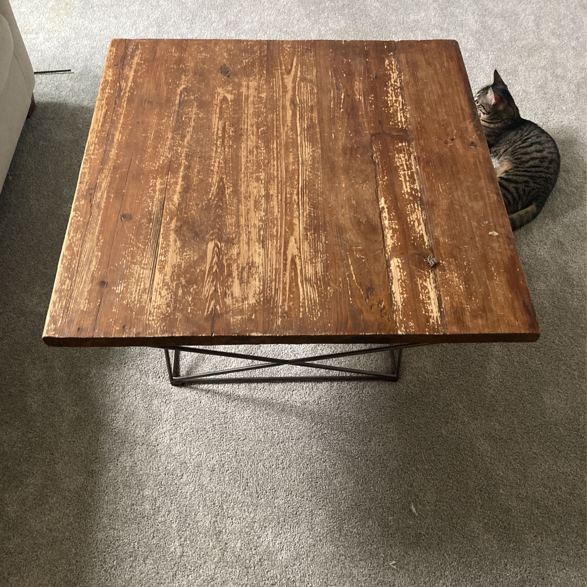 Wood Top Coffee Table