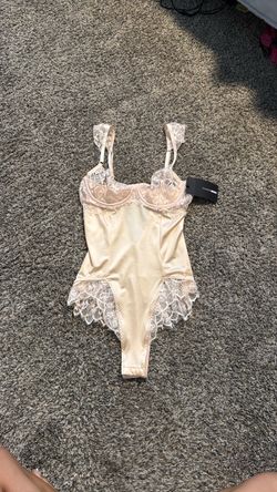 Fashion Nova satin lace bodysuit