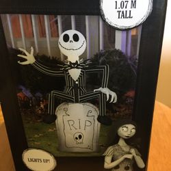 3.5ft Light Up Jack Skellington Inflatable Brand New In Box 