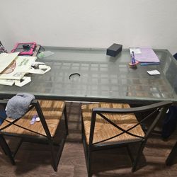 Glass Top Table With Chairs