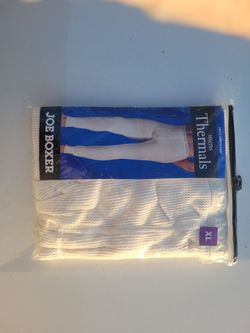 Brand-New In Package Men's Joe Boxer Thermals Ankle Length Pants Size XL White No Cheaper On The Price