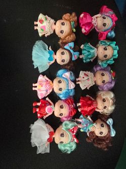 10 little dolls
