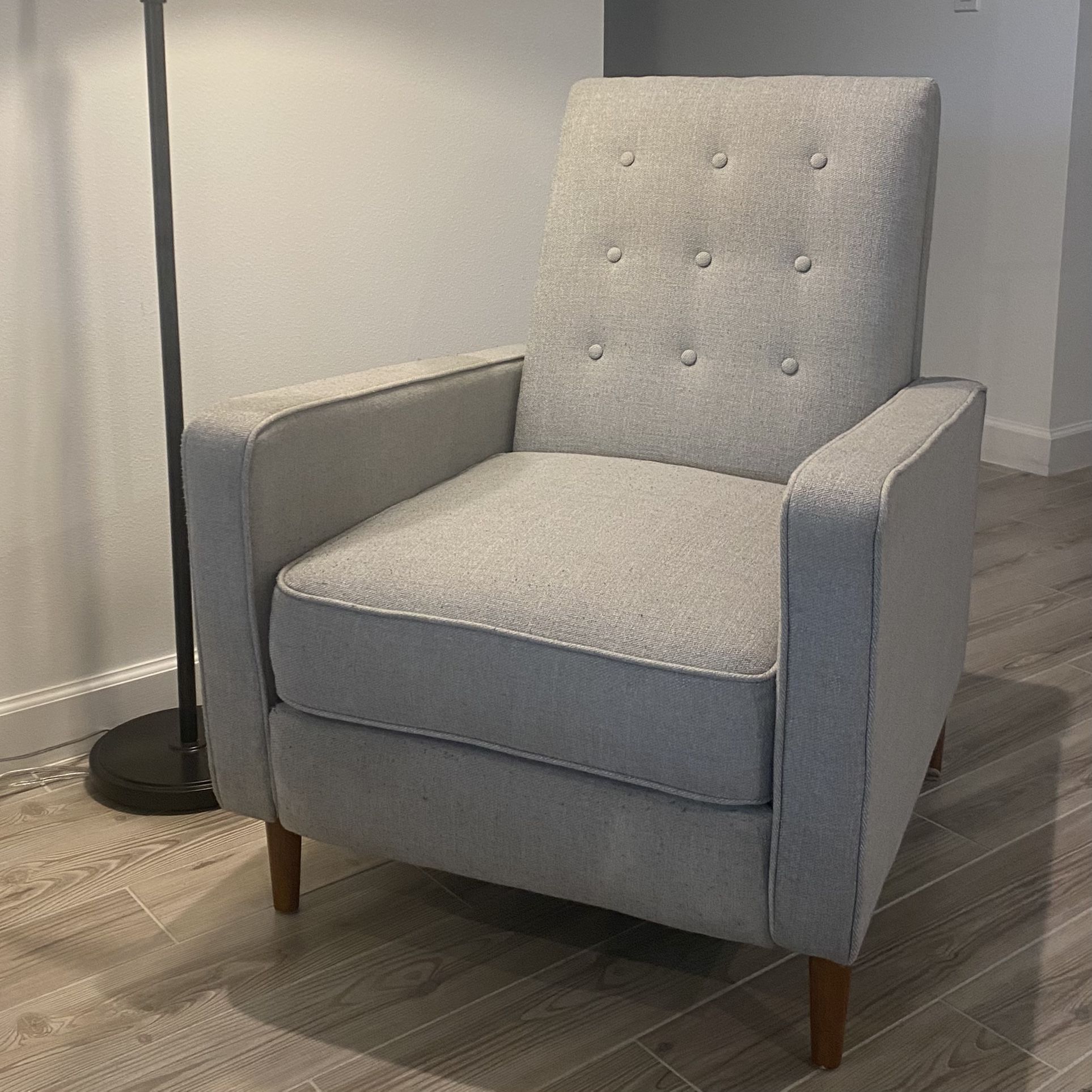 West Elm Modern Reclining Arm Chair