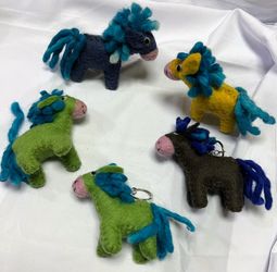 Handmade felt key Ring $9.99 per pcs