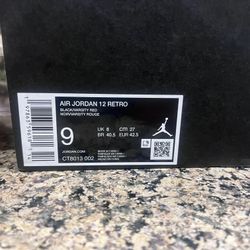 Jordan 12 FLU GAME
