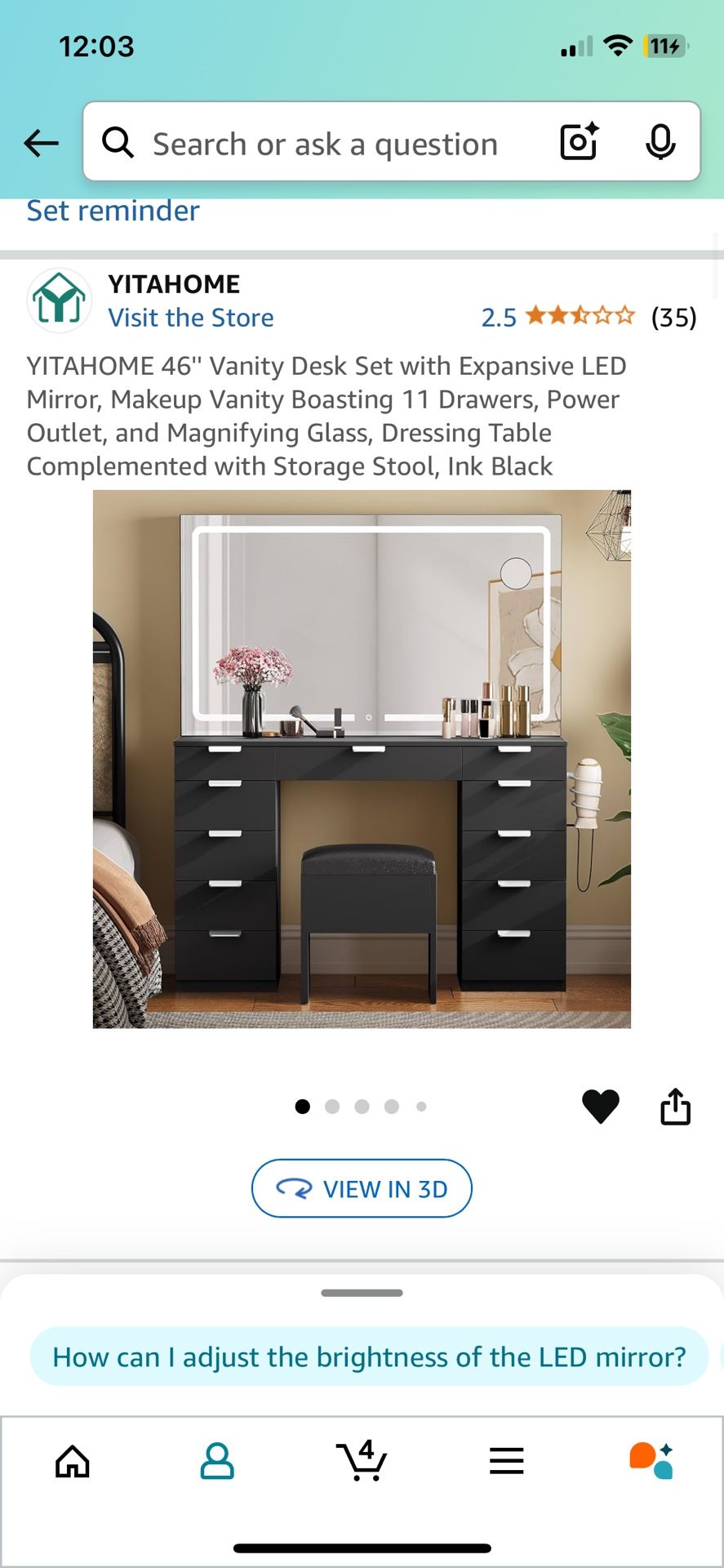 Vanity Desk